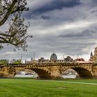 Dresden, Brücke mit Frauenkirche