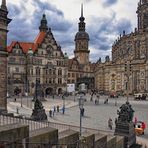Dresden Brühlsche Terrassen  Blick