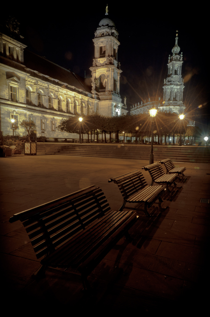 Dresden by night