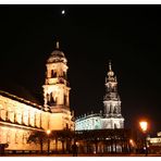 Dresden by night - Schloss, Hofkirche und Semperoper