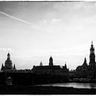 Dresden - "Canalettoblick" in s/w