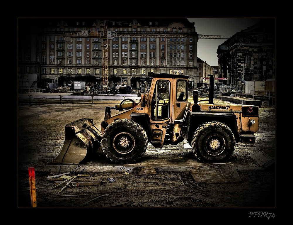 Dresden - der Altmarkt ist eine Baustelle...