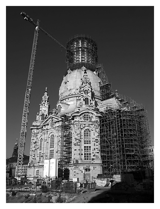 Dresden - Der Aufbau der Frauenkirche -