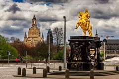 Dresden, der goldene Reiter