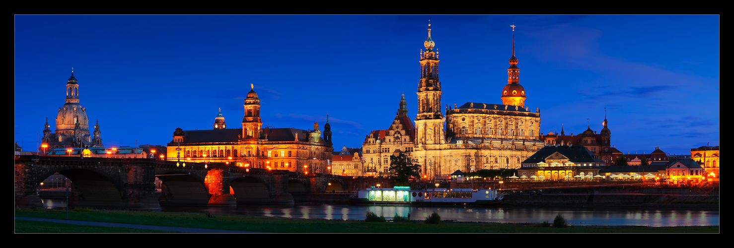 Dresden - Die Altstadt bei Nacht