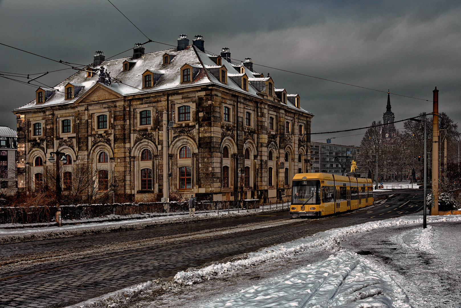 Dresden, die Bahn kommt 