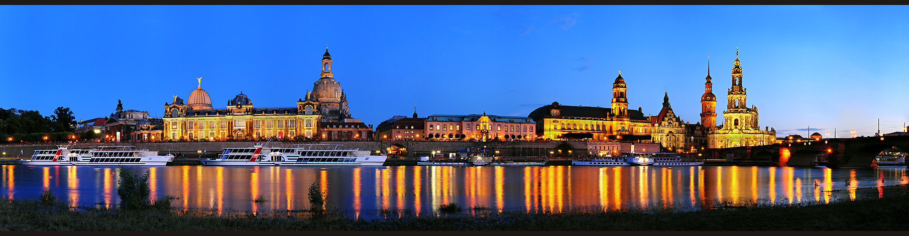 Dresden - die blaue Stunde-