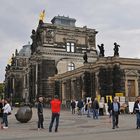 Dresden: Die Elbterrassen und der Sperber
