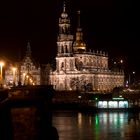 dresden - die kath. hofkirche, blick von der augustusbrücke