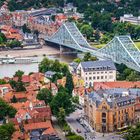 Dresden: Eine eiserne Brücke als Blaues Wunder.