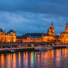 Dresden Elbe Altstadt Panorama