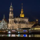 Dresden - Elbufer am Abend