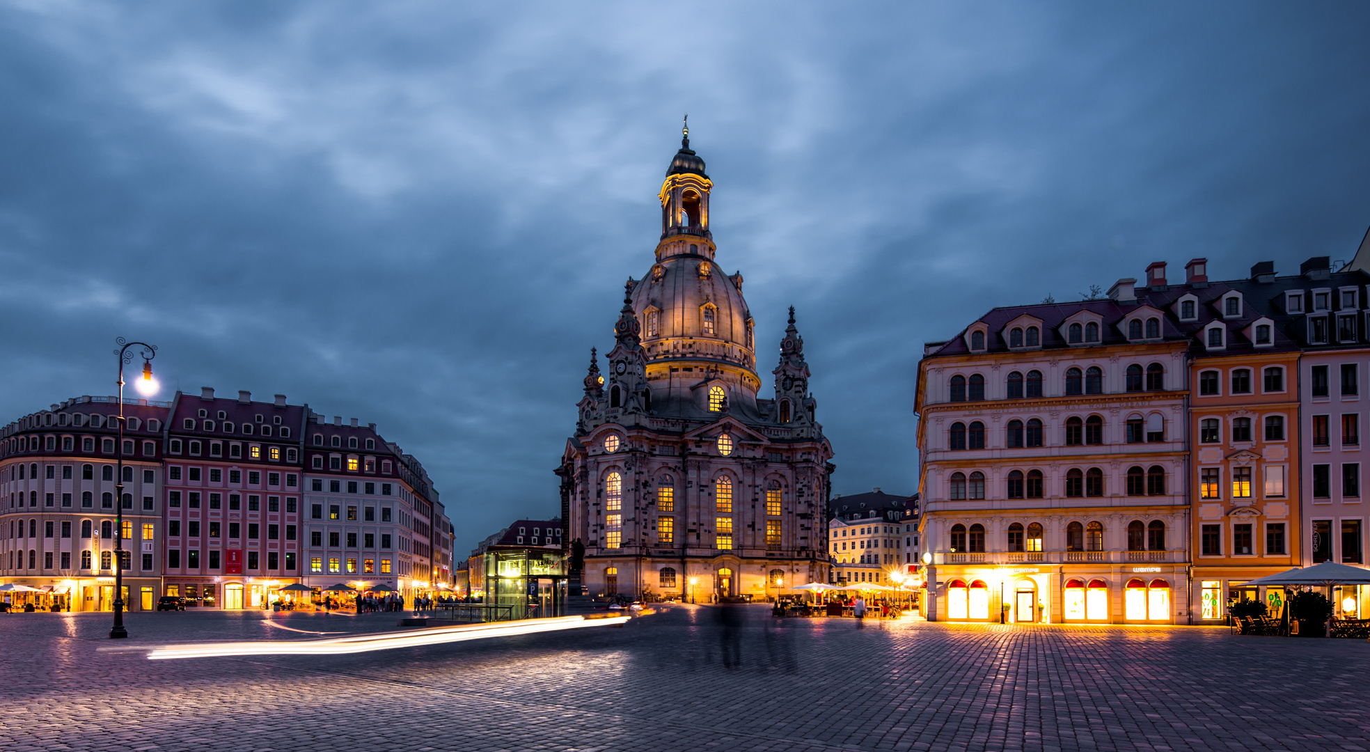 Dresden Frauenkirche, Abendstimmung