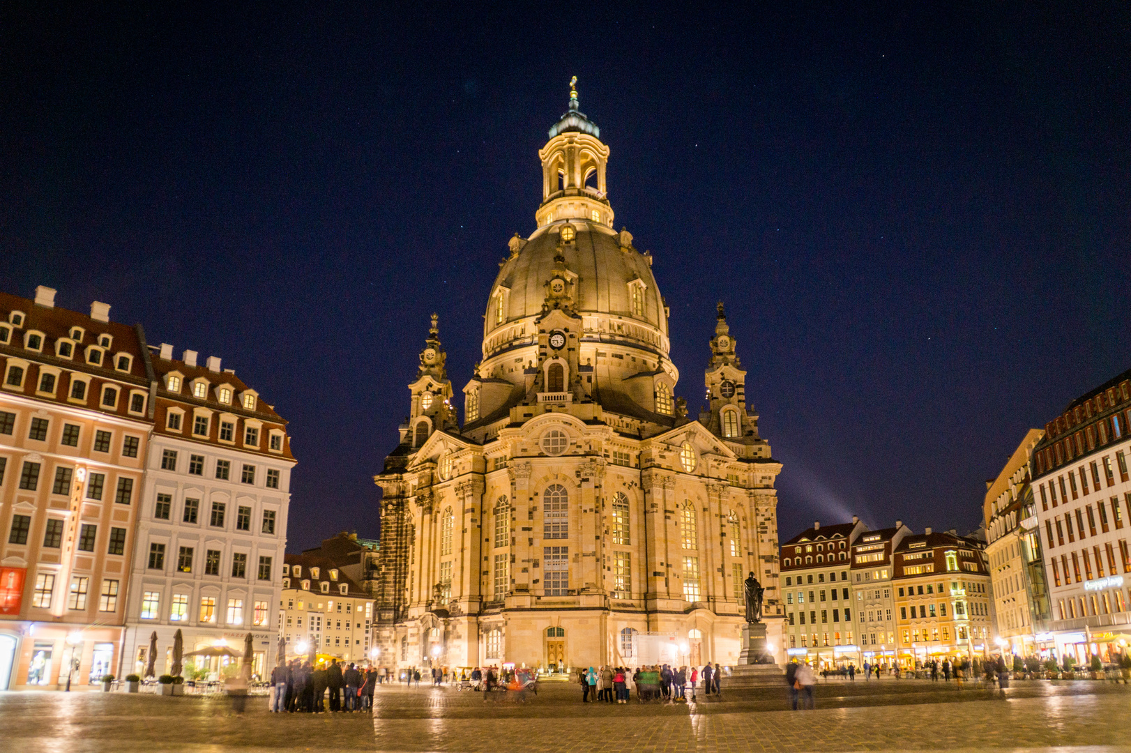 Dresden Frauenkirche bei Nacht