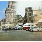 Dresden - Frauenkirche gestern und heute