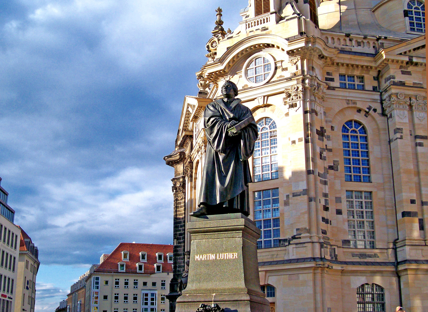 Dresden Frauenkirche Lutherdenkmal