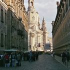 Dresden Frauenkirche mit Fürstenzug