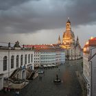 Dresden Frauenkirche nach dem Regen