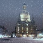 Dresden. Frauenkirche. Winter.