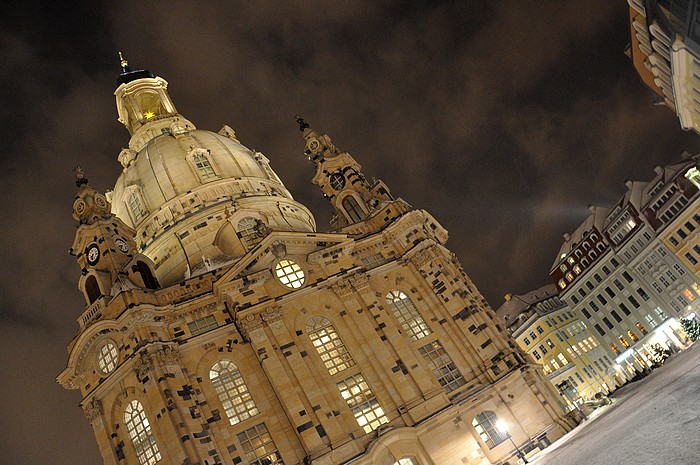 Dresden Frauenkirche zu Weihnachten