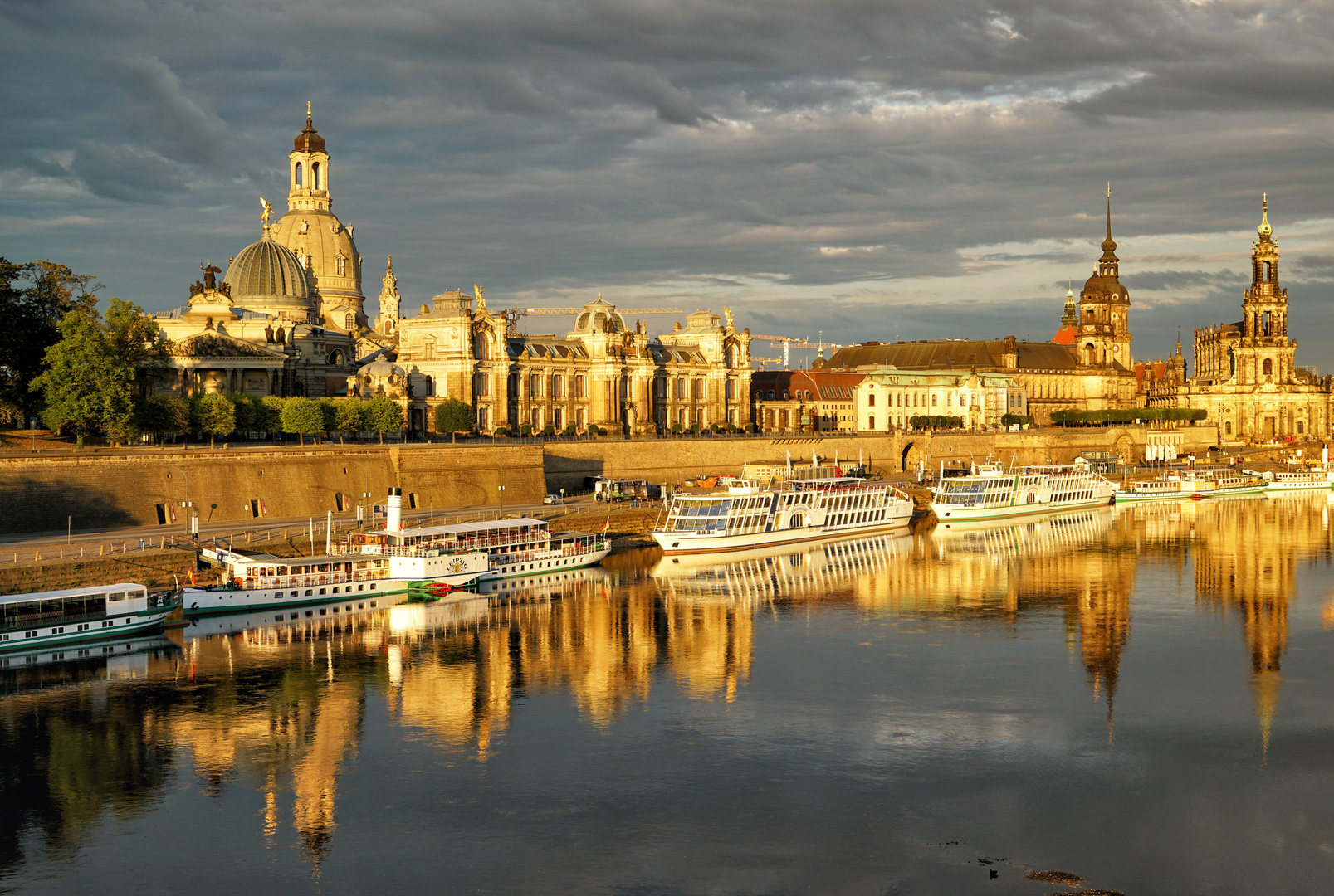 Dresden, früh am Morgen