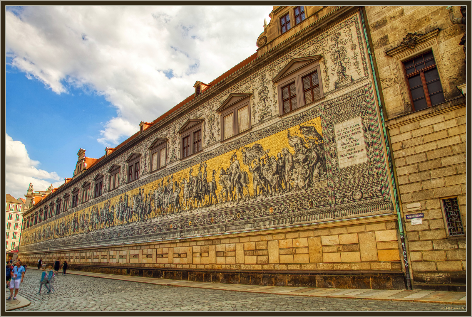 Dresden Fürstenzug Augustusstrasse HDR 20 2020-07-23 202 ©