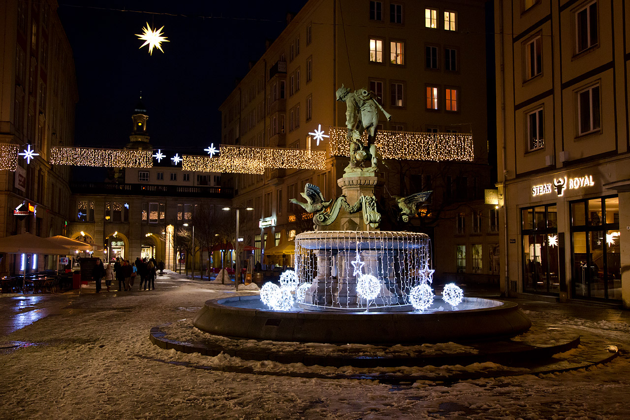 Dresden, Gänsediebbrunnen