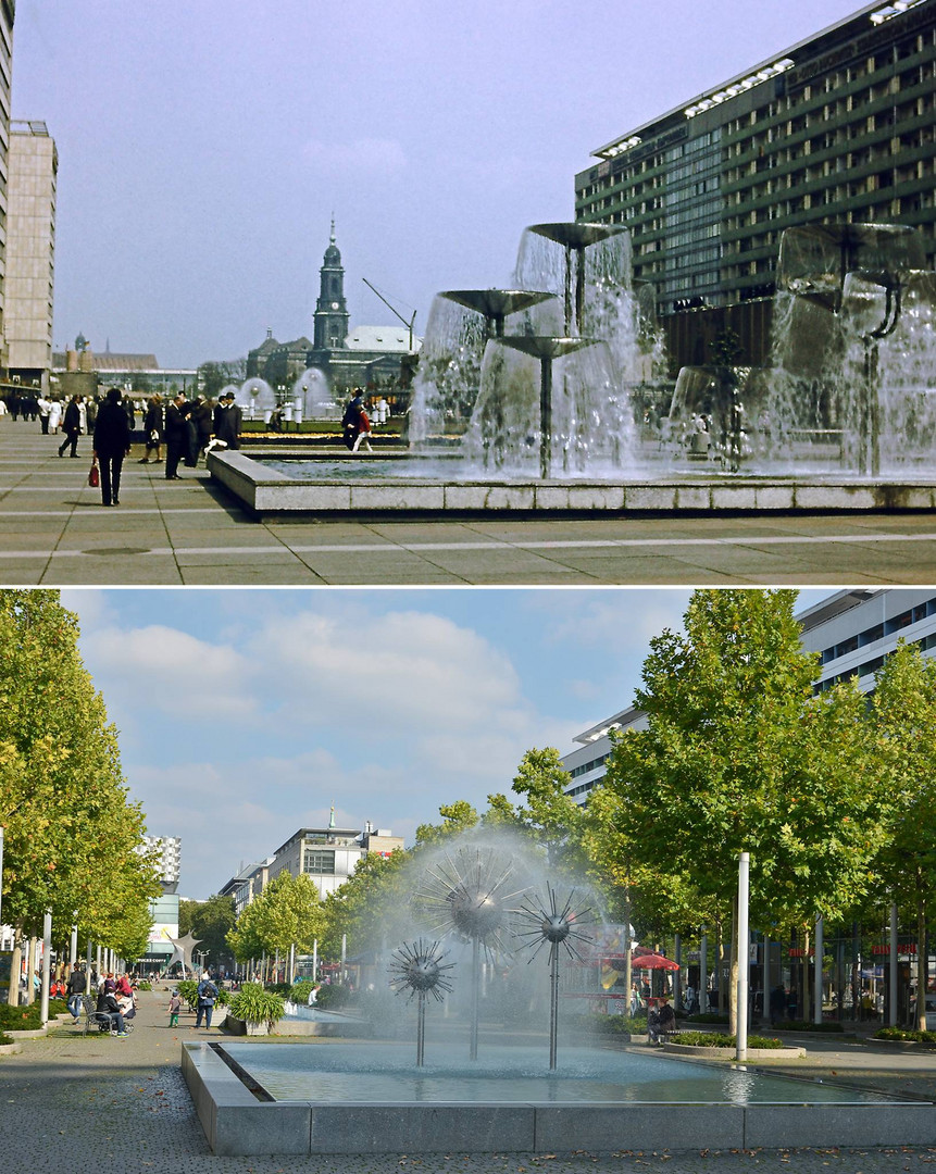 Dresden gestern und heute