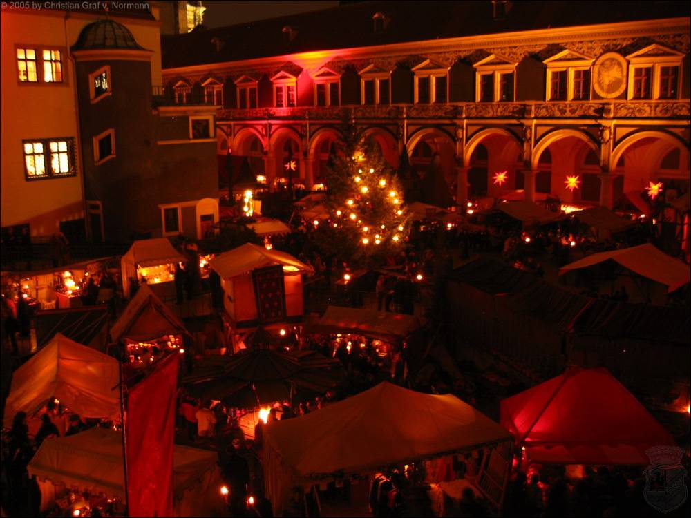 Dresden Historischer Weihnachtsmarkt im Stallhof Foto & Bild