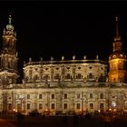 Dresden - Hofkirche bei Nacht