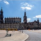 Dresden - Hofkirche mit Schloss