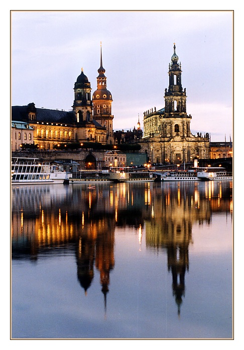 Dresden - Hofkirche und Brühlsche Terrasse