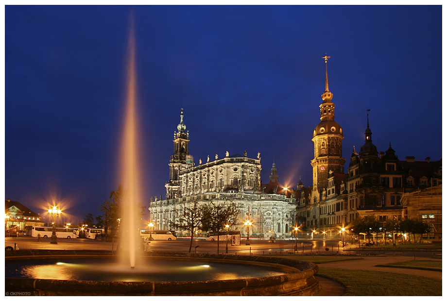 Dresden - Hofkirche und Residenzschloss