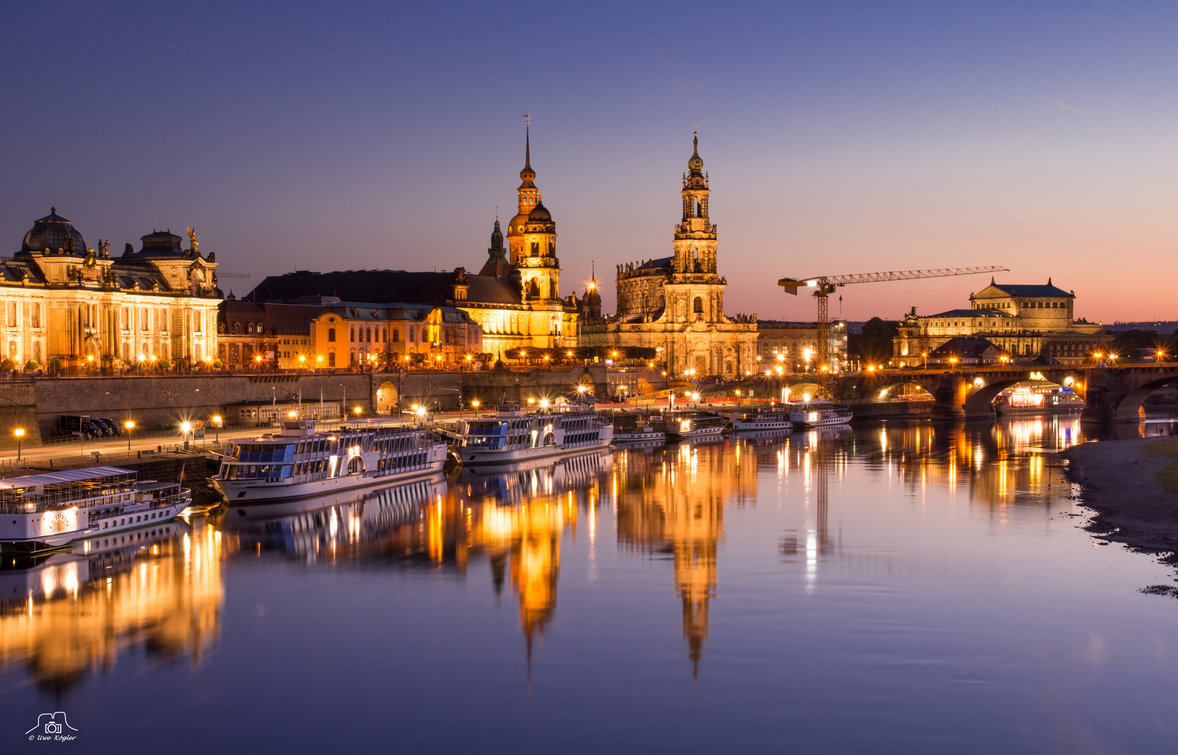 Dresden im Abendlicht 