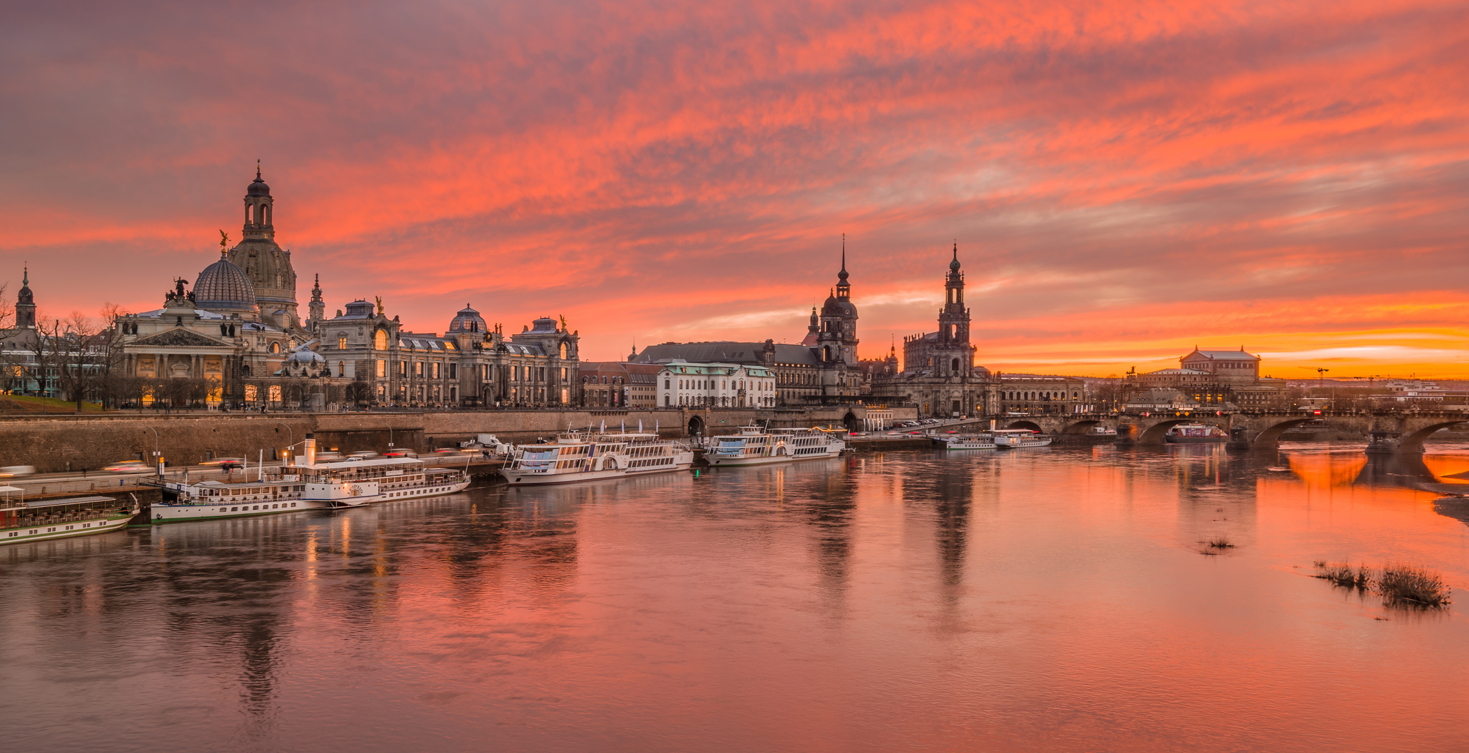 Dresden im Abendlicht