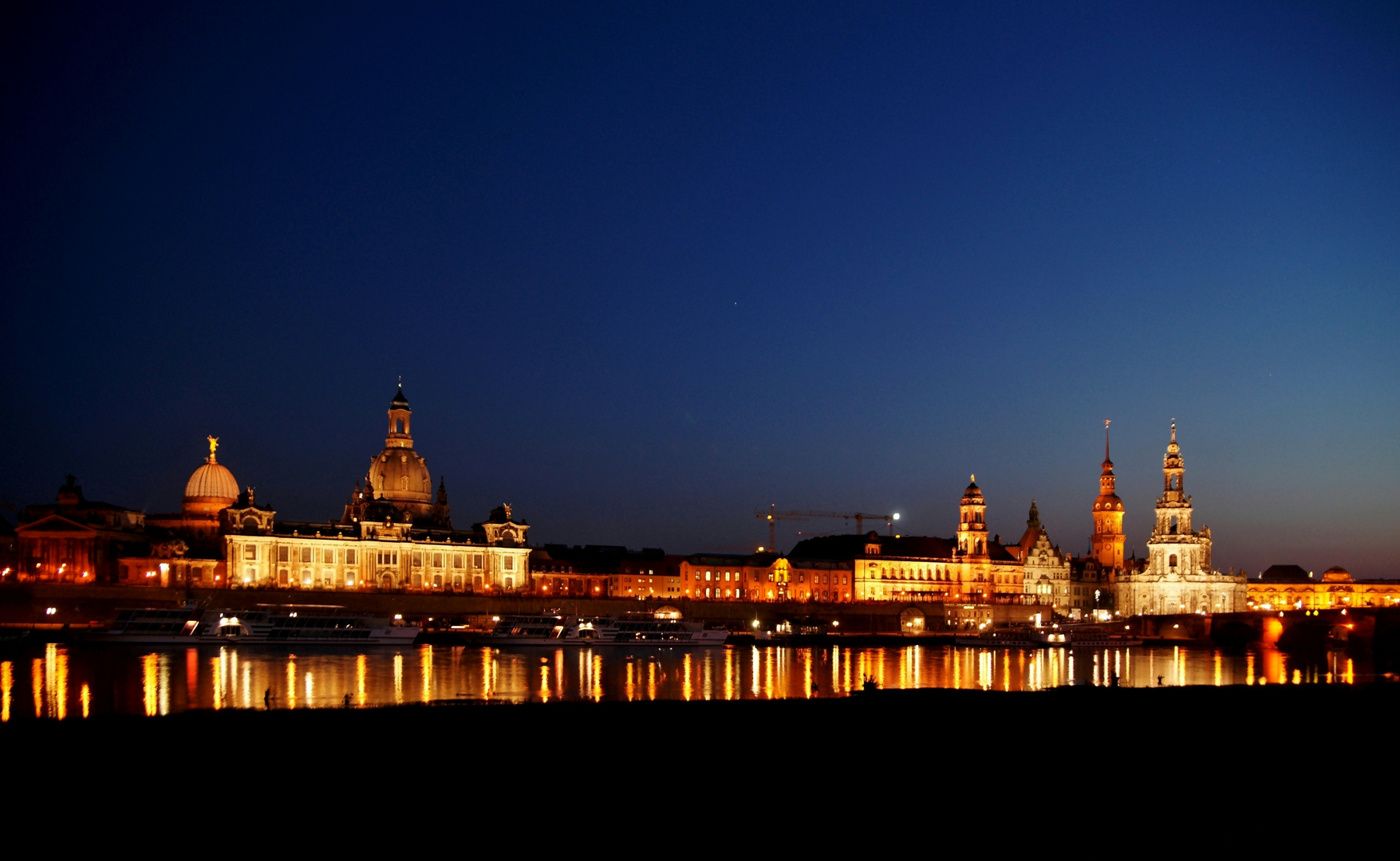 Dresden im Abendlicht.