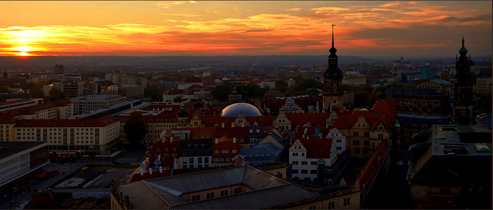 Dresden im Abendlicht