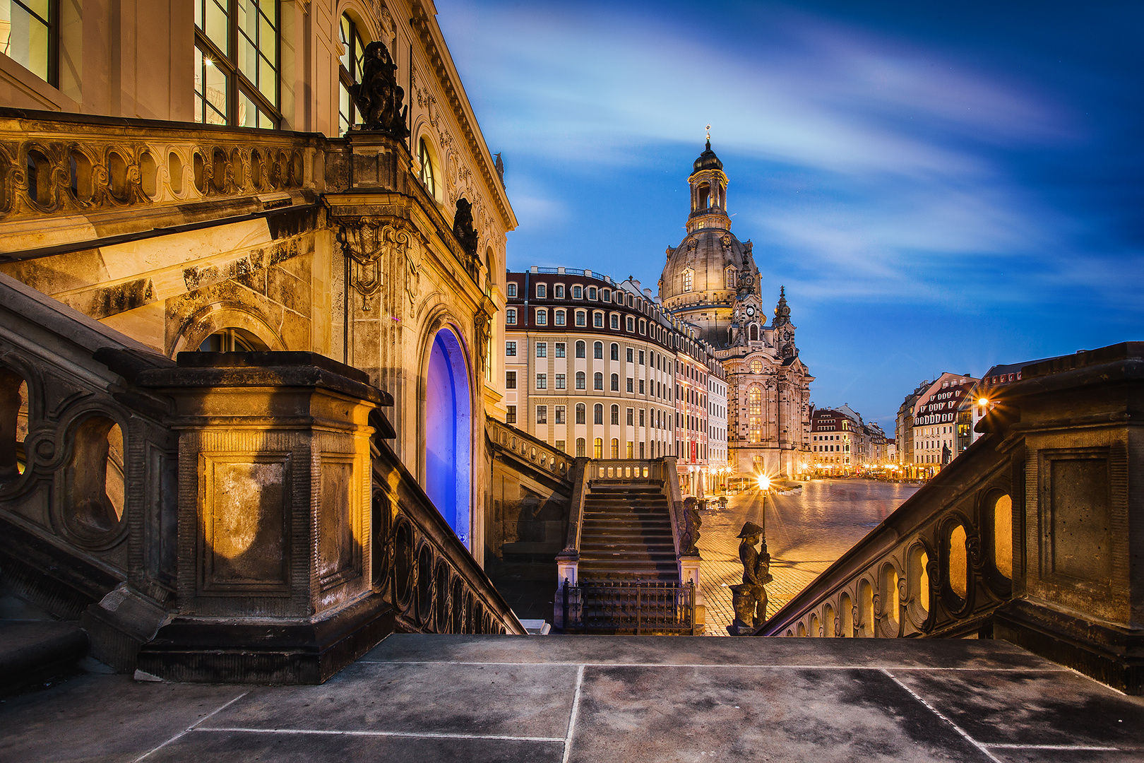 Dresden im Abendlicht