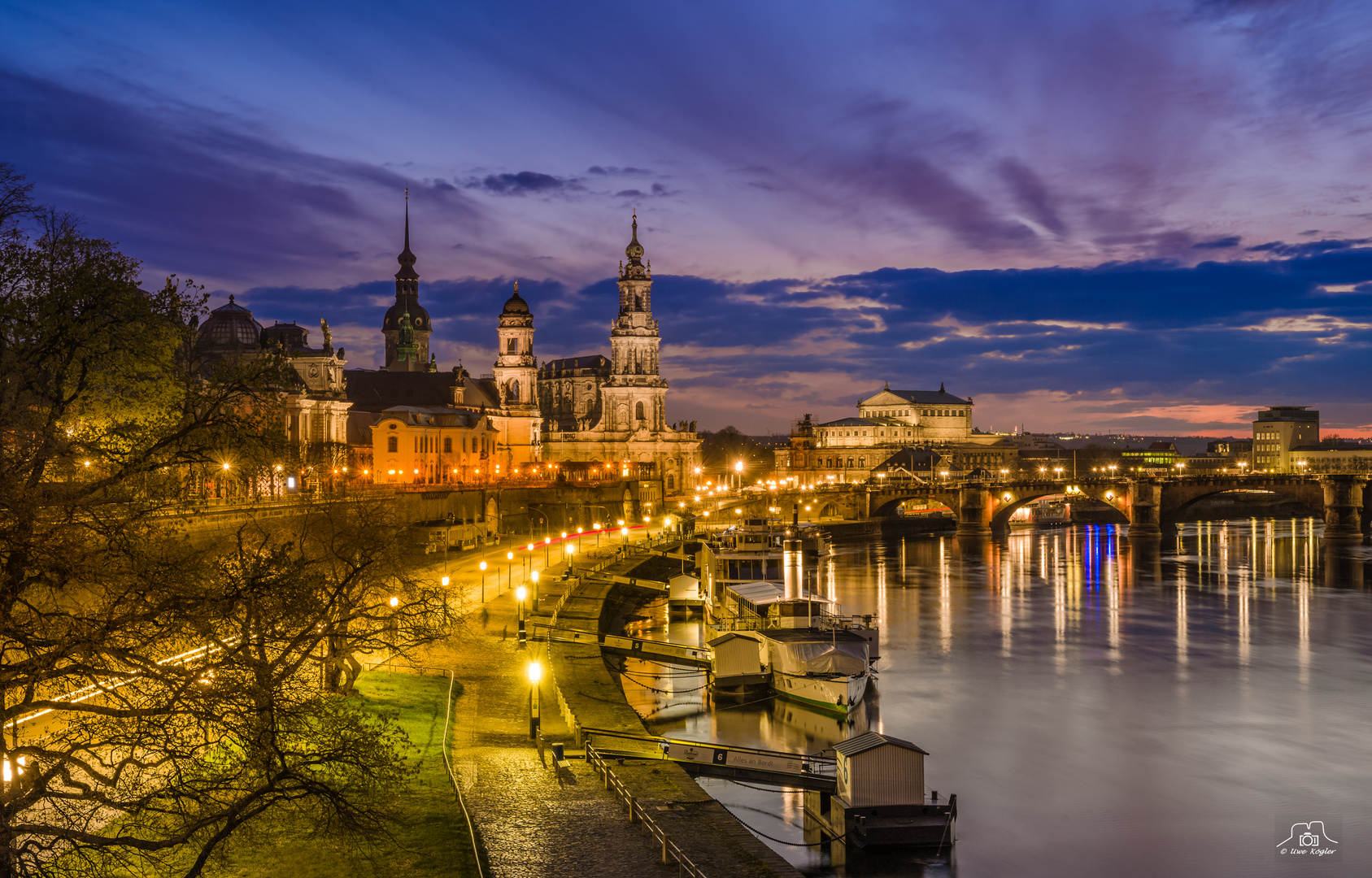 Dresden im Abendlicht