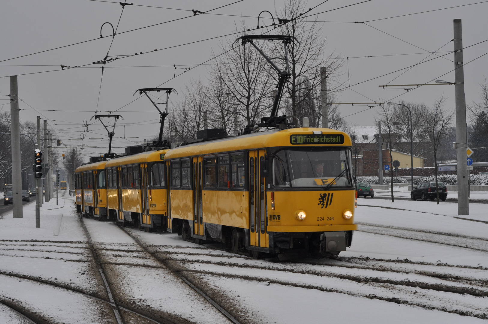 Dresden im  Schnee