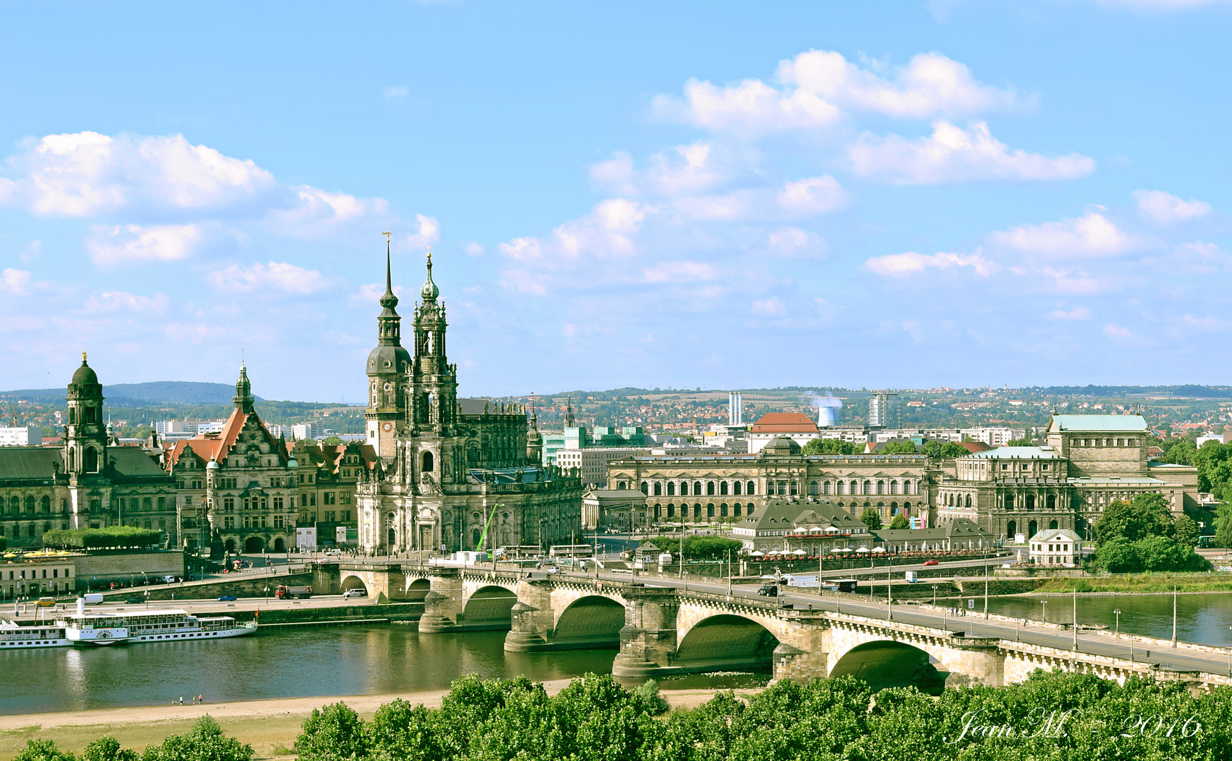 Dresden im Sommer 2016