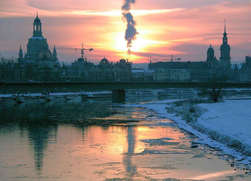 Dresden im Winter