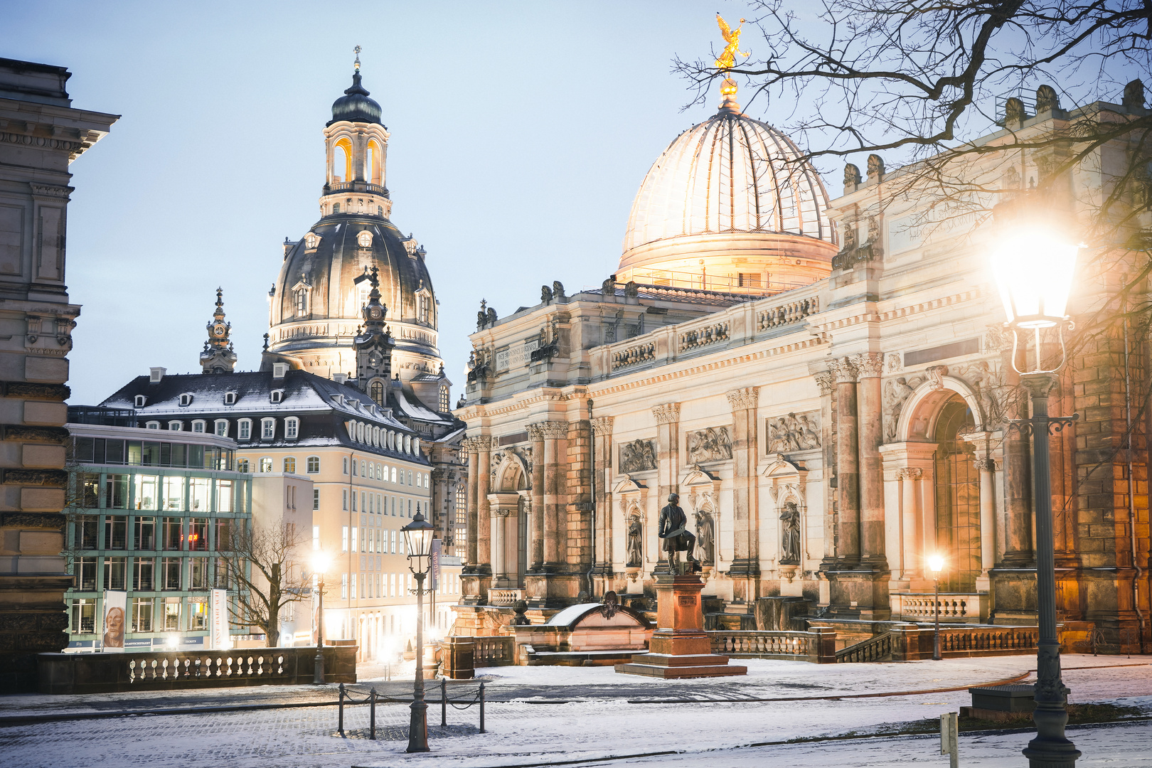 Dresden im Winter