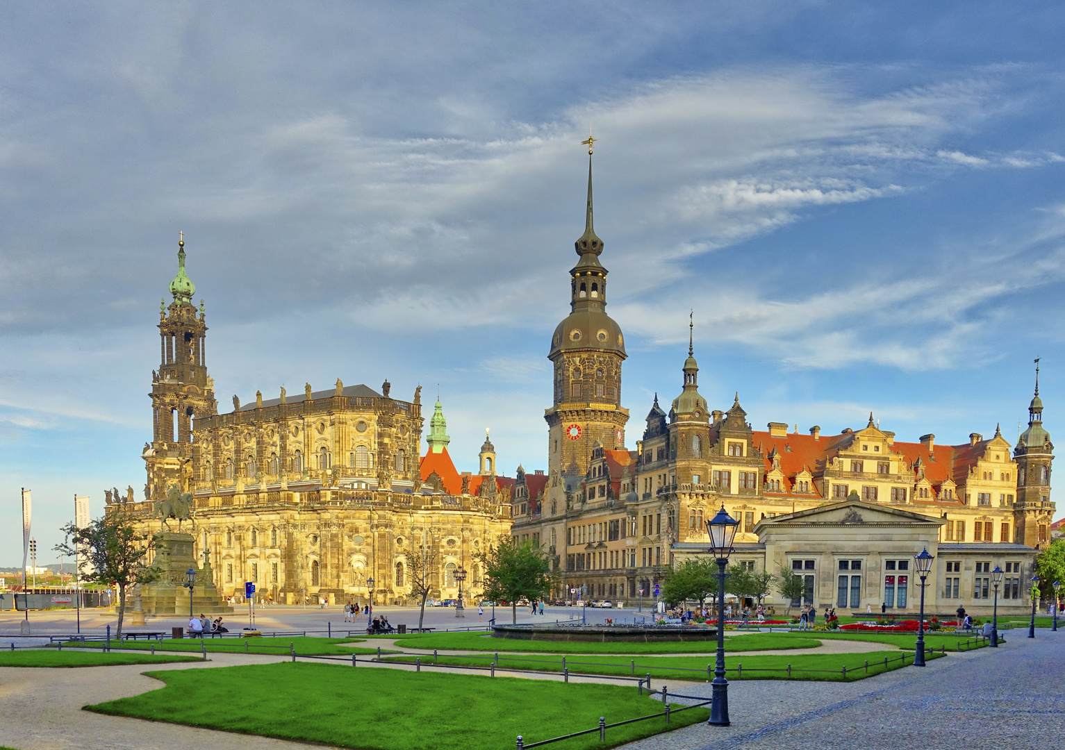 Dresden in der Abendsonne