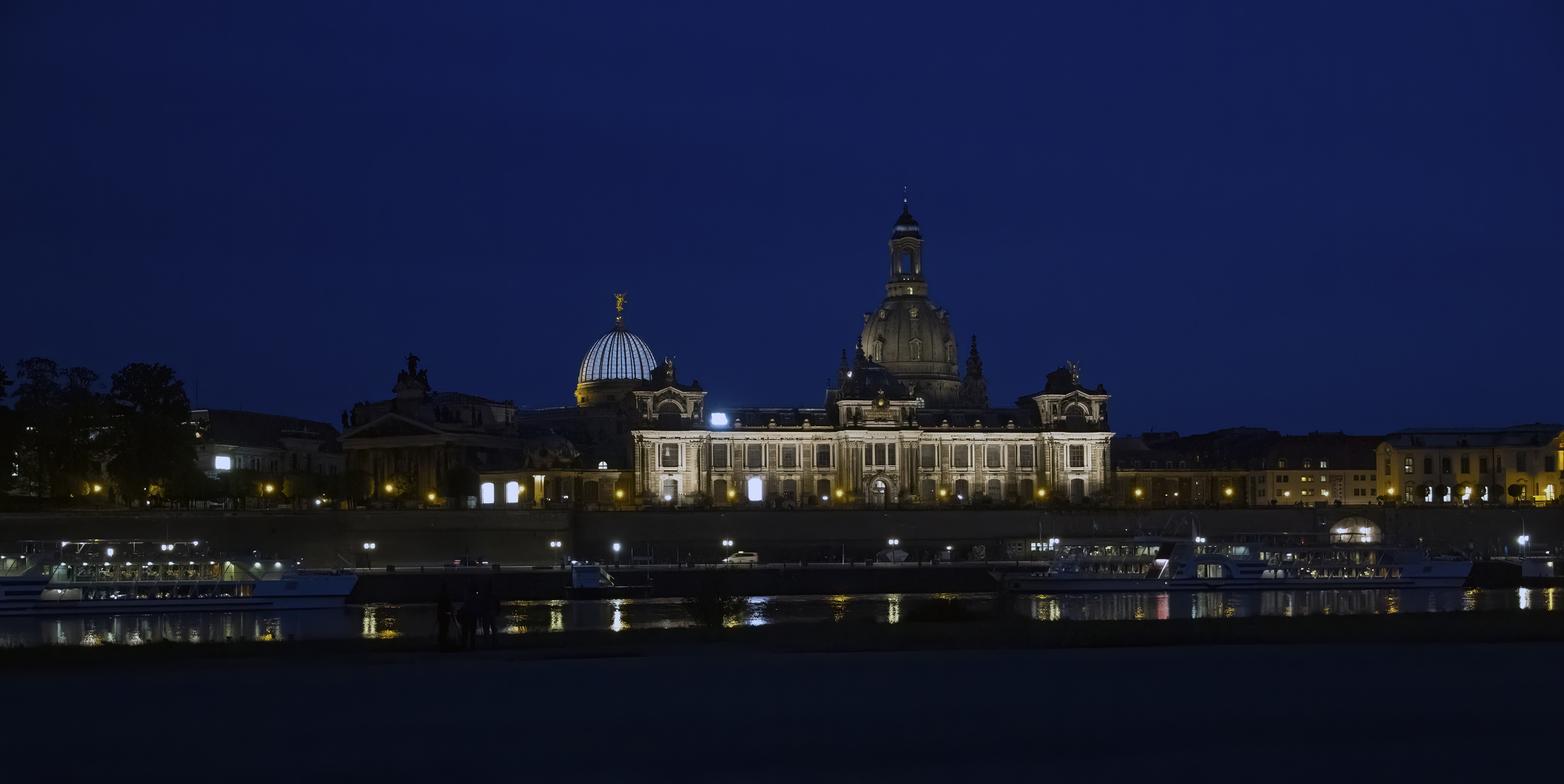 Dresden in der blauen Stunde