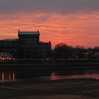 Dresden in der Dämmerung.