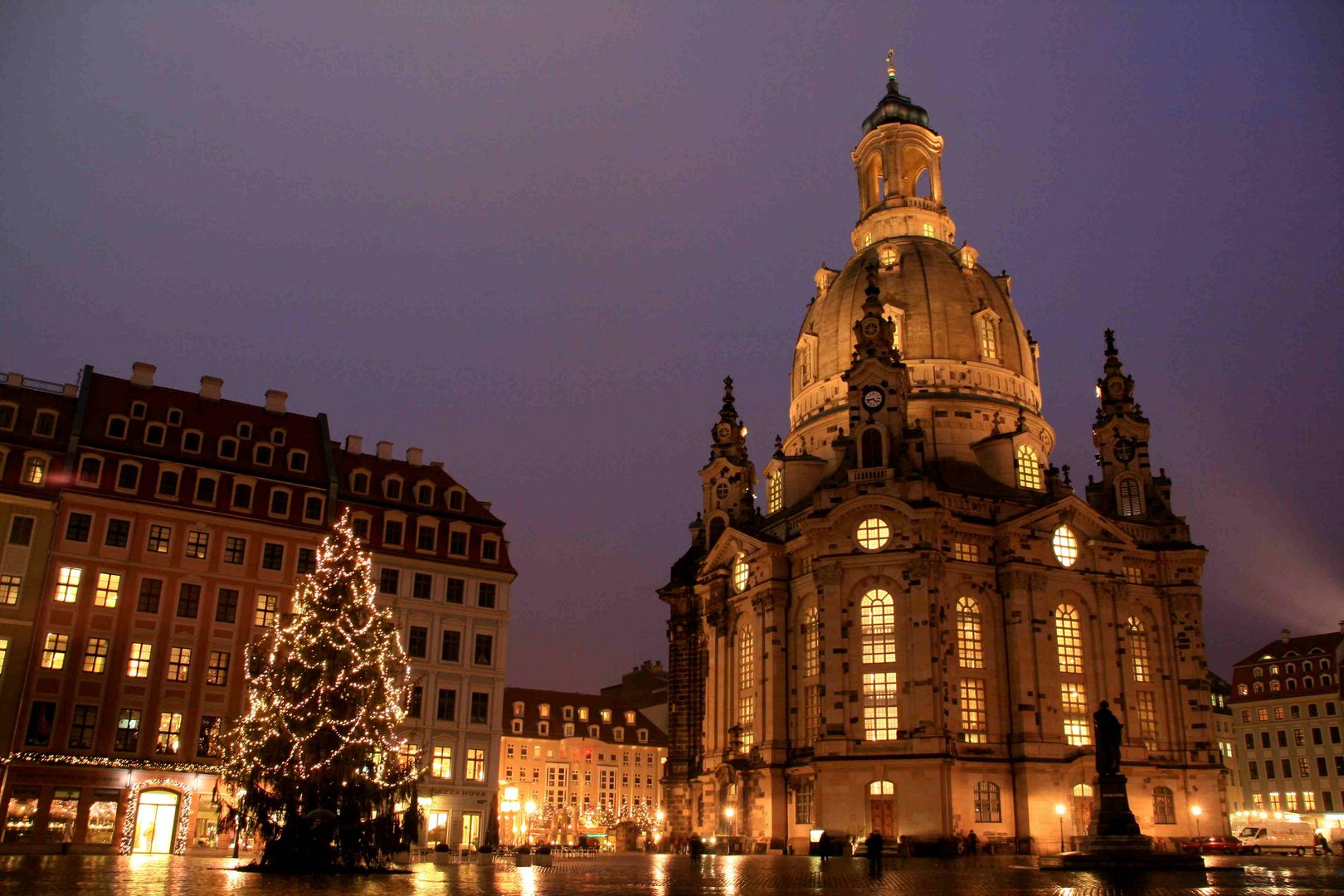 Dresden in der Silvesternacht 2009 - 2010