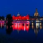 Dresden in rot