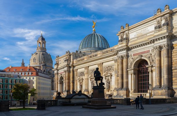 Dresden in winterlichem Licht