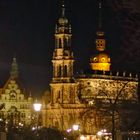 Dresden - Kathedrale und Hausmannsturm